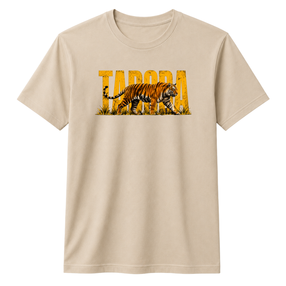 TADOBA Tiger Graphic Tee - Beige