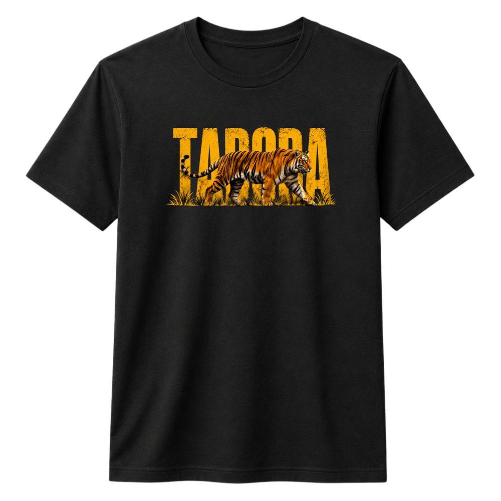 TADOBA Tiger Graphic Tee - Black