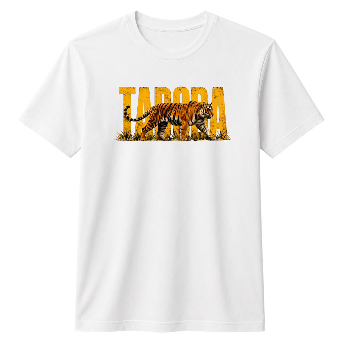 TADOBA Tiger Graphic Tee - White
