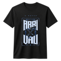 ARRIVAL | Premium Graphic Printed Cotton T-Shirt | X NOTCH - Black