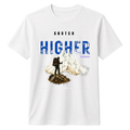 Higher High Graphic Printed 100% Cotton T-Shirt - White