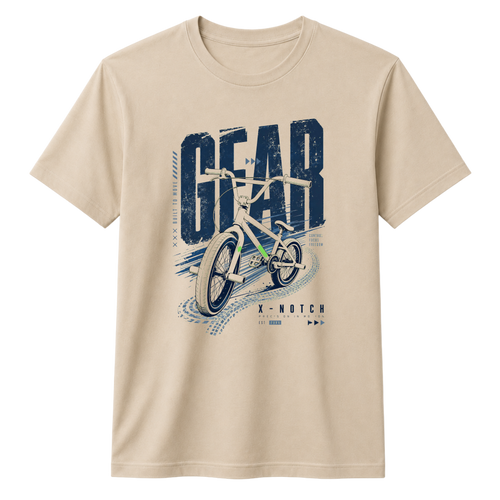 GEAR 100% Cotton T-shirt X NOTCH - Beige