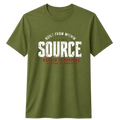 Source 100% Cotton Graphic T-shirt X NOTCH - Olive green