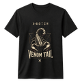 VENOM TAIL 100% Cotton T-shirt X NOTCH - Black