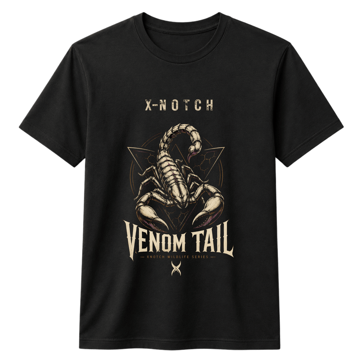 VENOM TAIL 100% Cotton T-shirt X NOTCH - Black