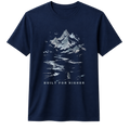 BUILT FOR HIGHER 100% Cotton T-shirt X NOTCH - Navy Blue