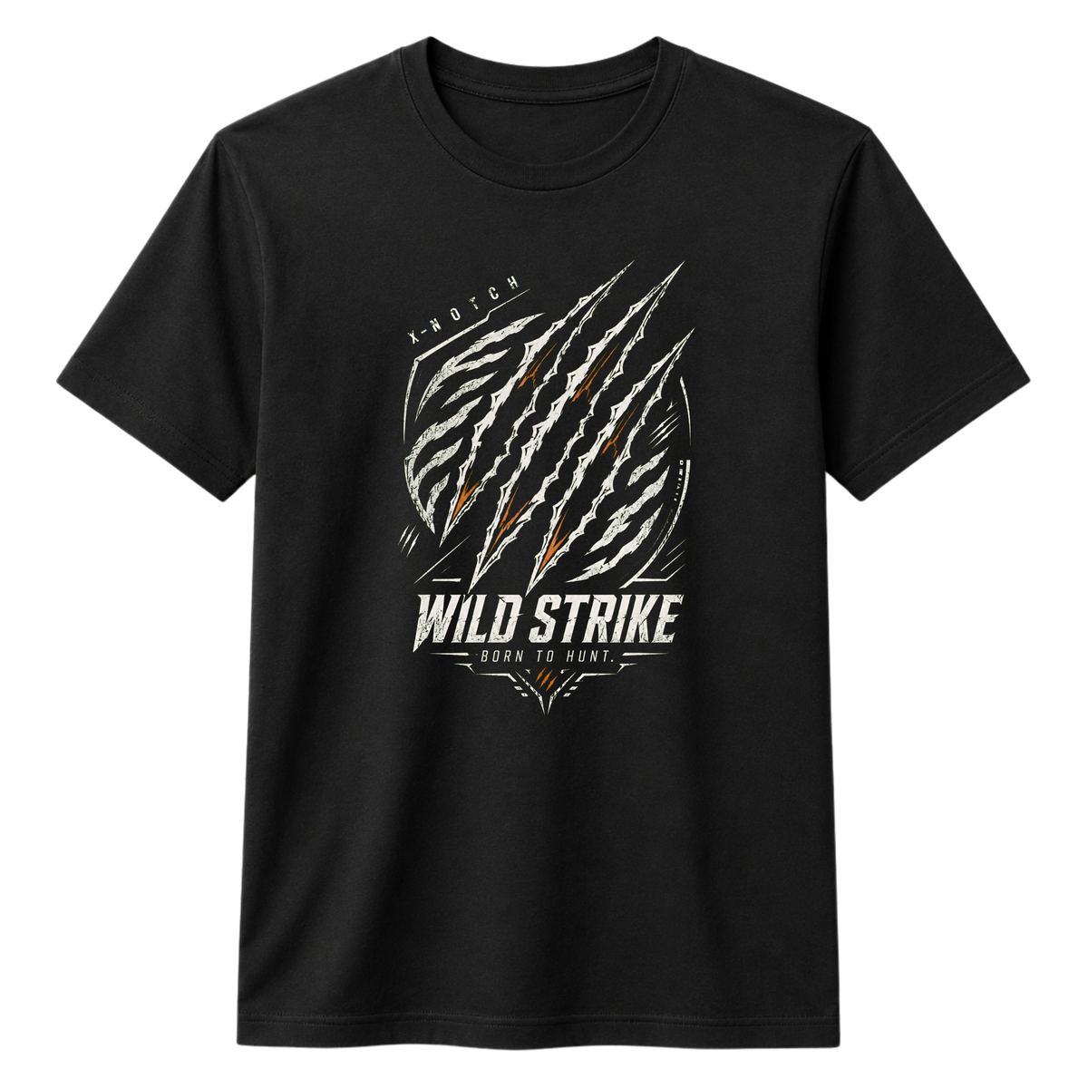 Wild Strike 100% Cotton T-shirt X NOTCH - Black