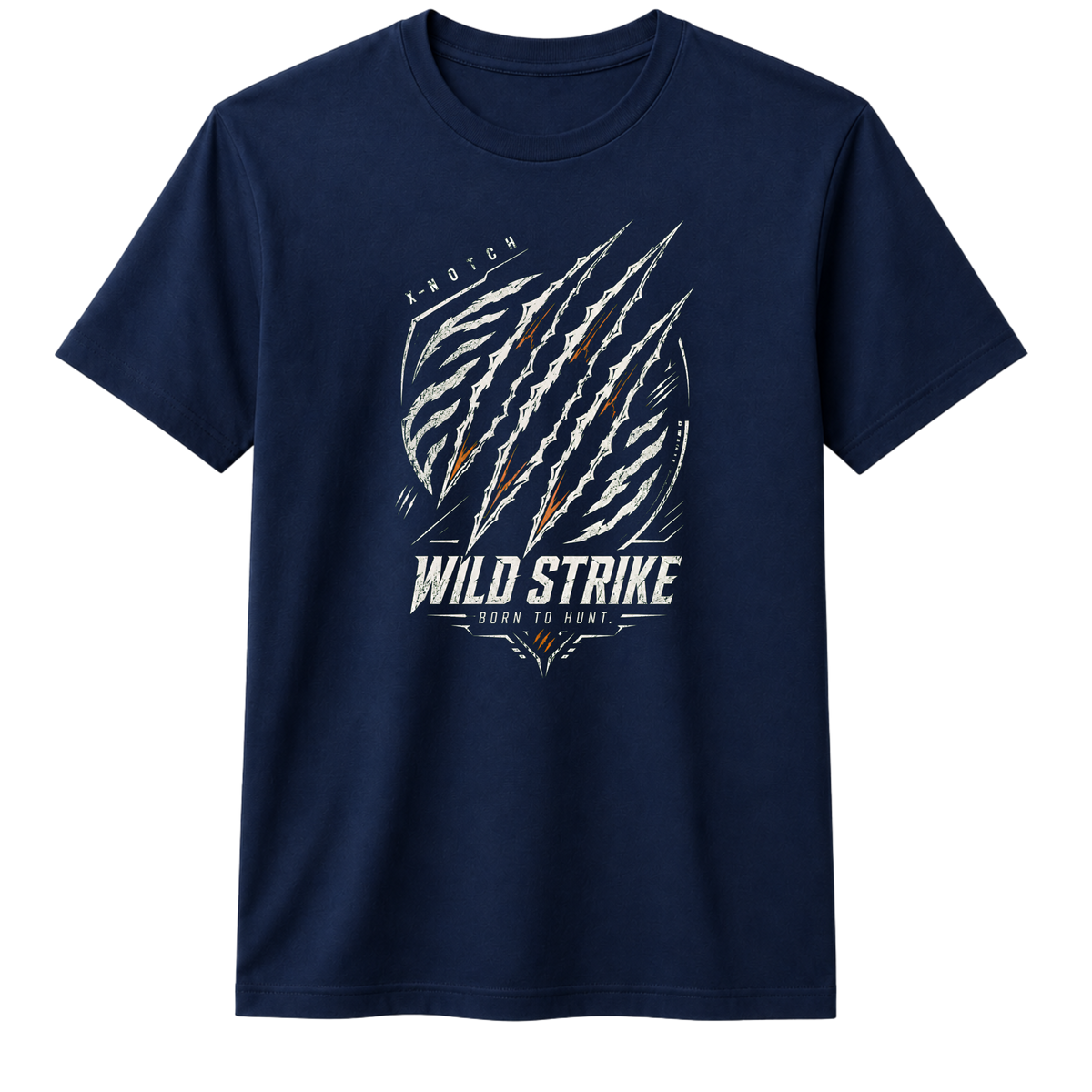 Wild Strike 100% Cotton T-shirt X NOTCH - Navy Blue