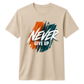 Never Give Up 100% Cotton T-shirt X NOTCH - Beige