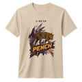 Pench Silent Hunter Leopard 100% Cotton T-shirt X NOTCH - Beige