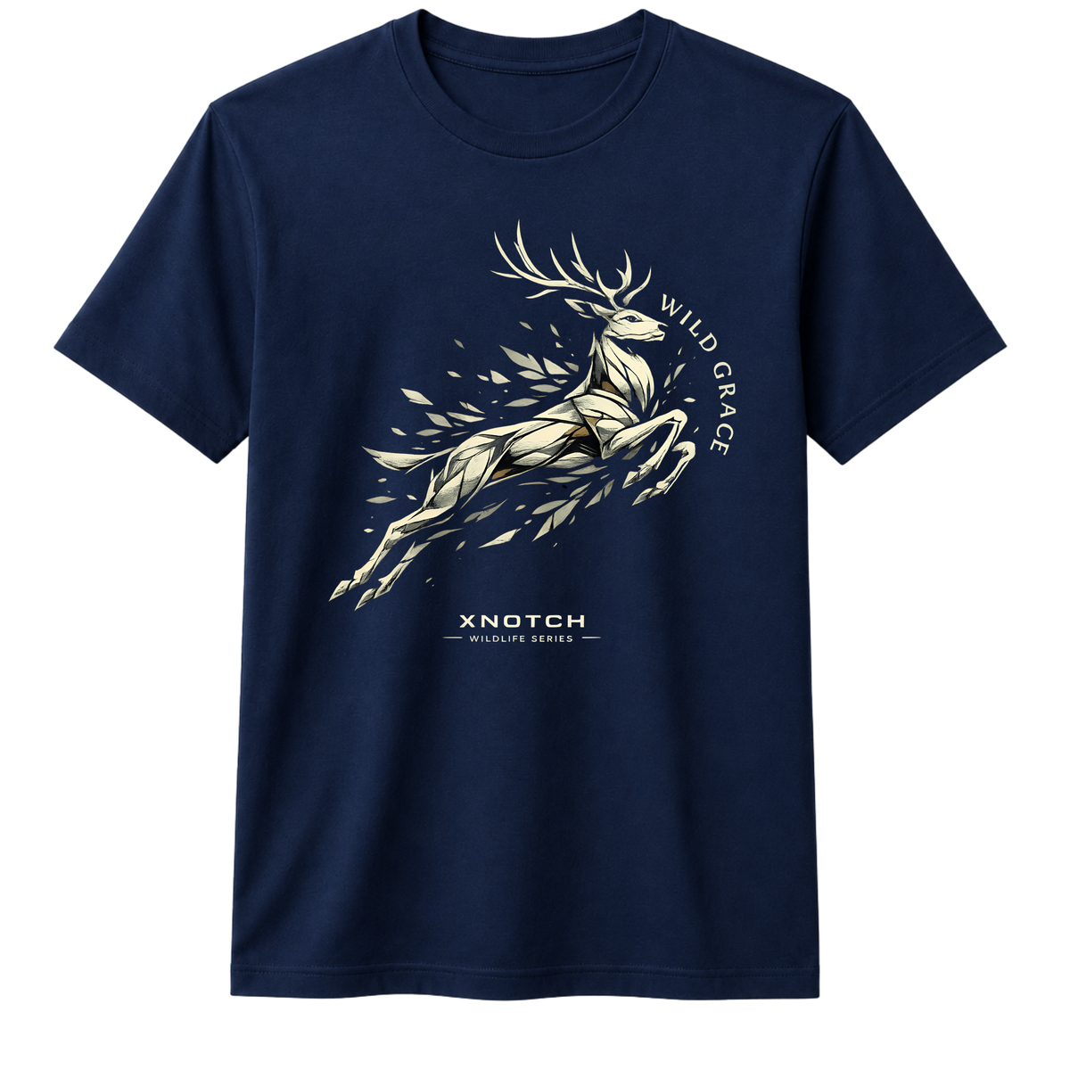 Wild Grace 100% Cotton T-shirt X NOTCH - Navy Blue