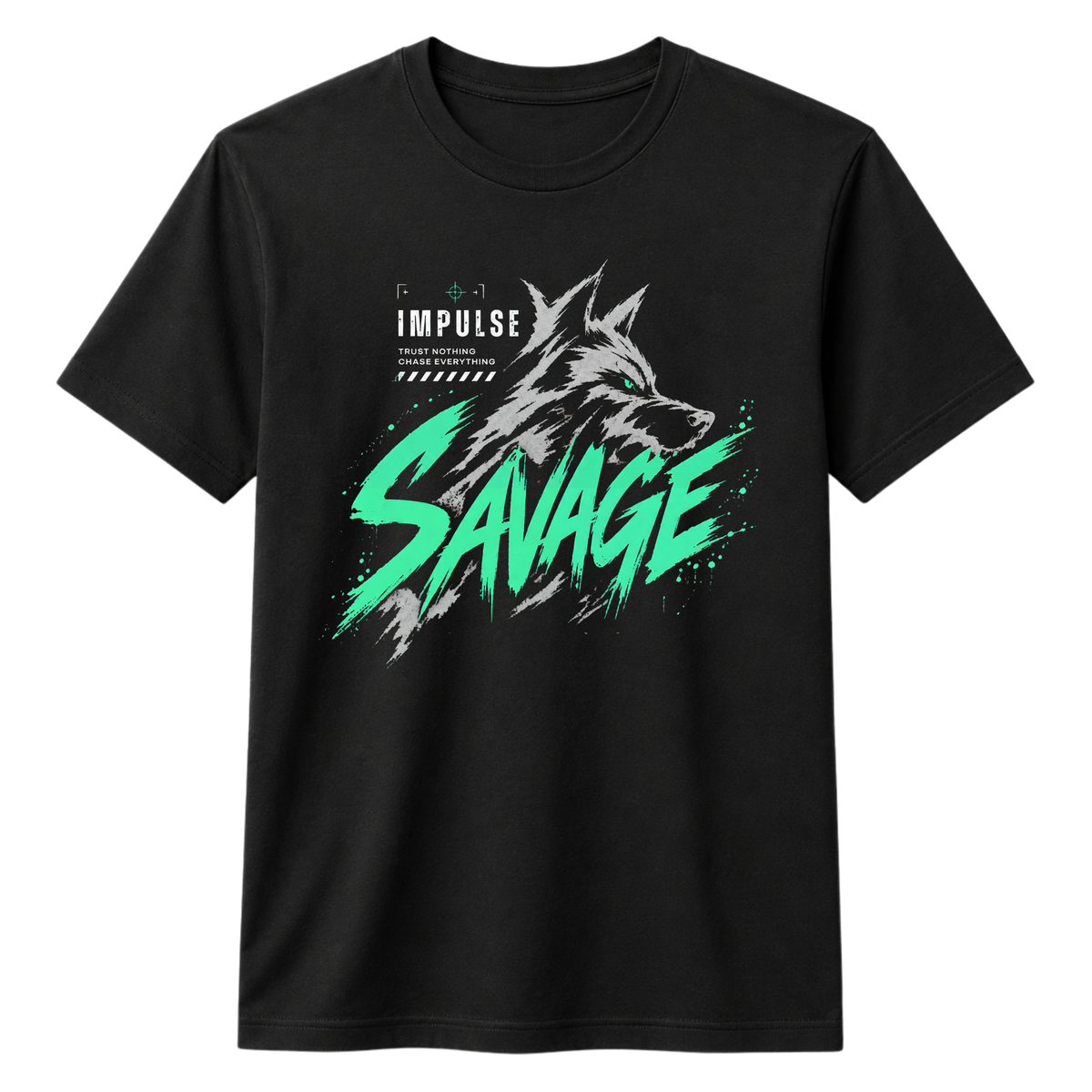 Savage 100% Cotton T-shirt X NOTCH - Black