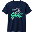 Savage 100% Cotton T-shirt X NOTCH - Navy Blue