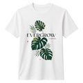 Evergrow Graphic 100% Cotton T-shirt | X NOTCH - White