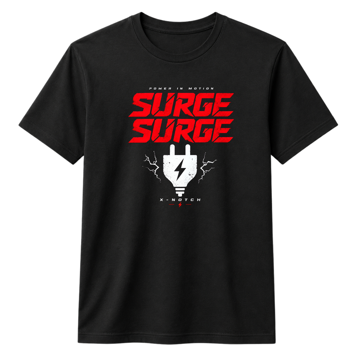 Surge 100% Cotton T-shirt X NOTCH - Black