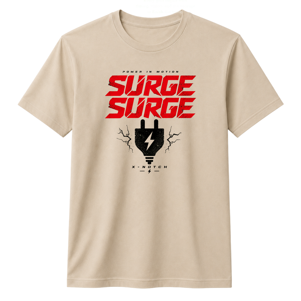 Surge 100% Cotton T-shirt X NOTCH - Beige