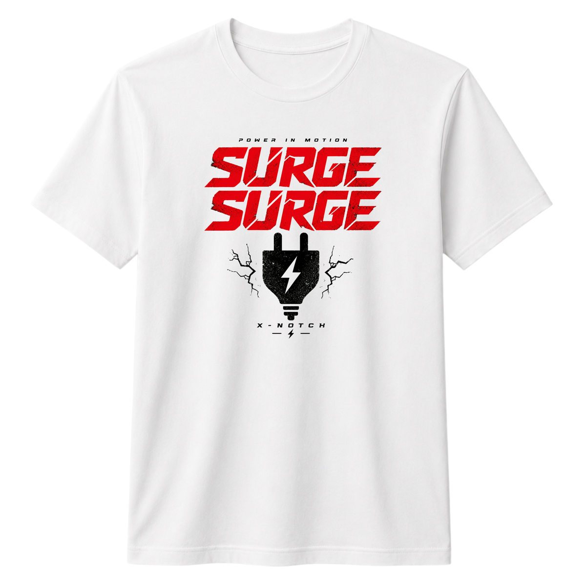Surge 100% Cotton T-shirt X NOTCH - White
