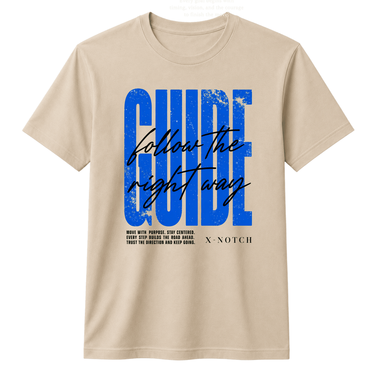 Guide 100% Cotton T-shirt X NOTCH - Beige