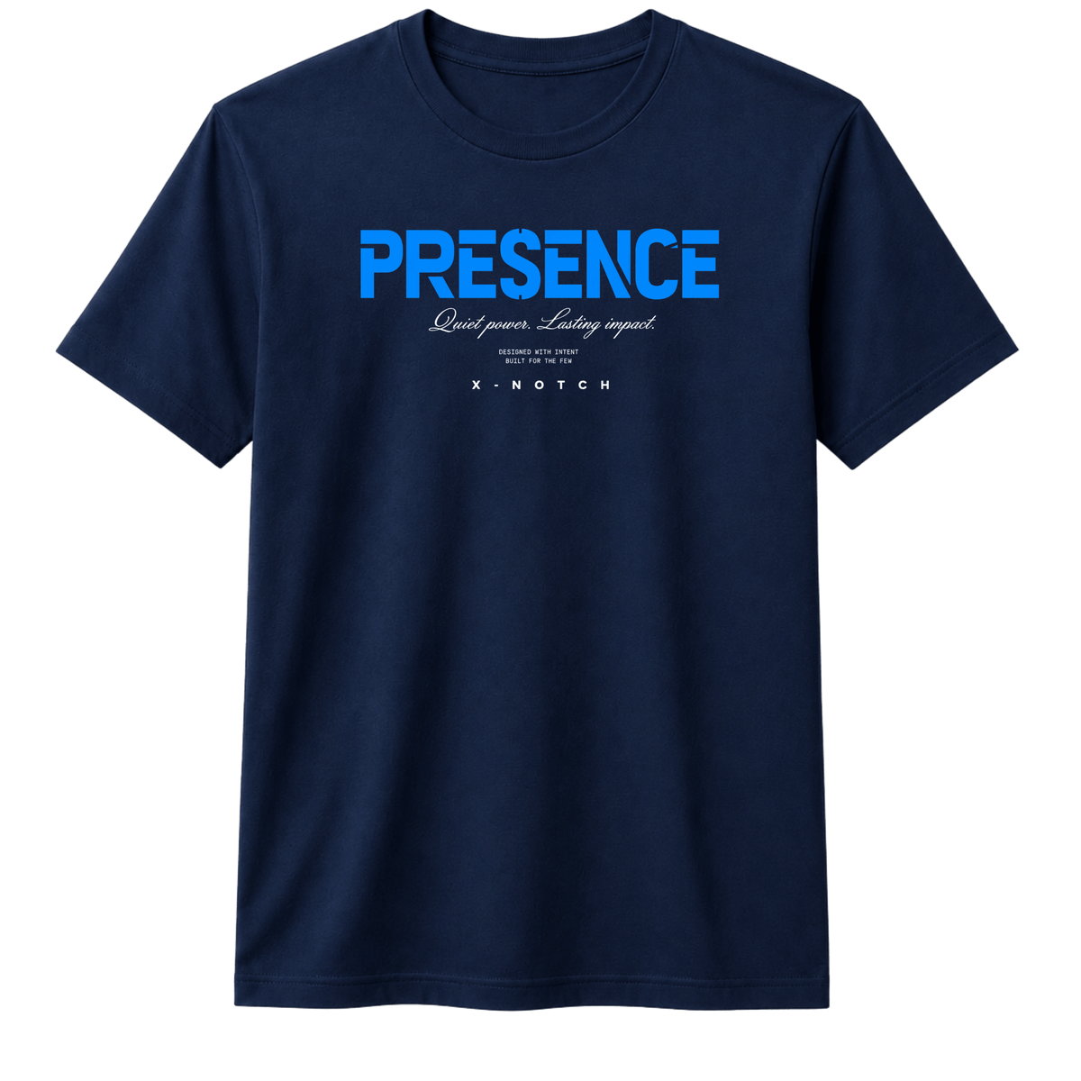 Presence 100% Cotton T-shirt X NOTCH - Navy Blue