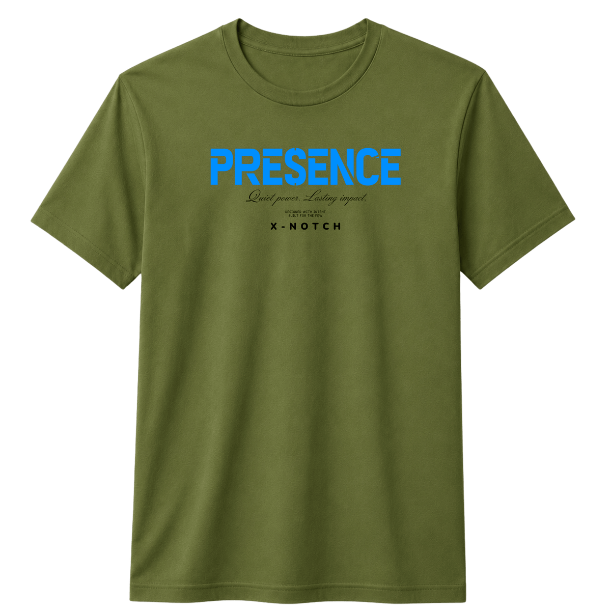Presence 100% Cotton T-shirt X NOTCH - Olive green