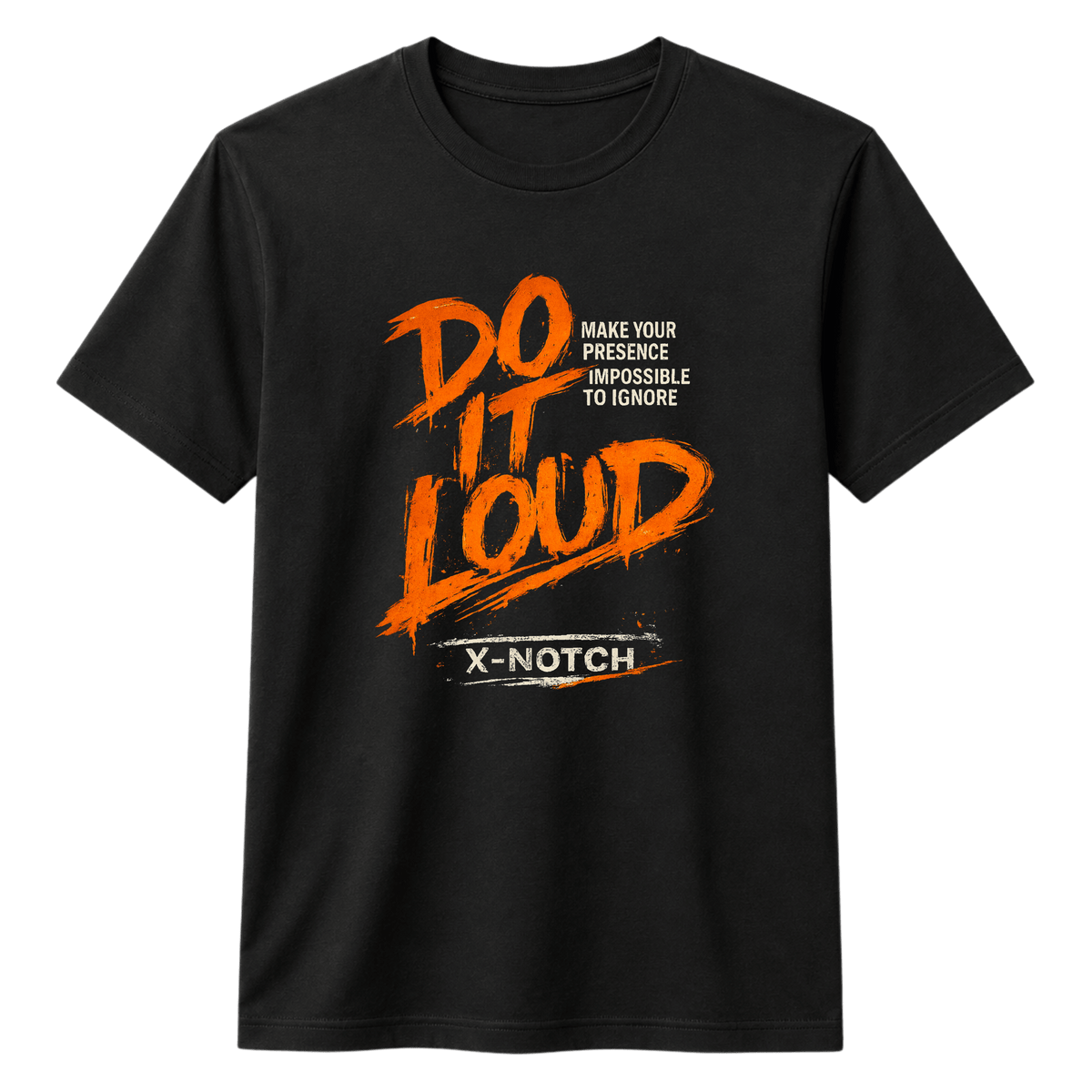 Do It Loud 100% Cotton T-shirt X NOTCH - Black