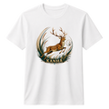 Kanha Barasingha 100% Cotton T-shirt - White