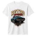 Retro Drive Car 100% Cotton T-shirt X NOTCH - White