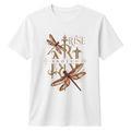 Rise Dragonfly 100% Cotton T-shirt - White