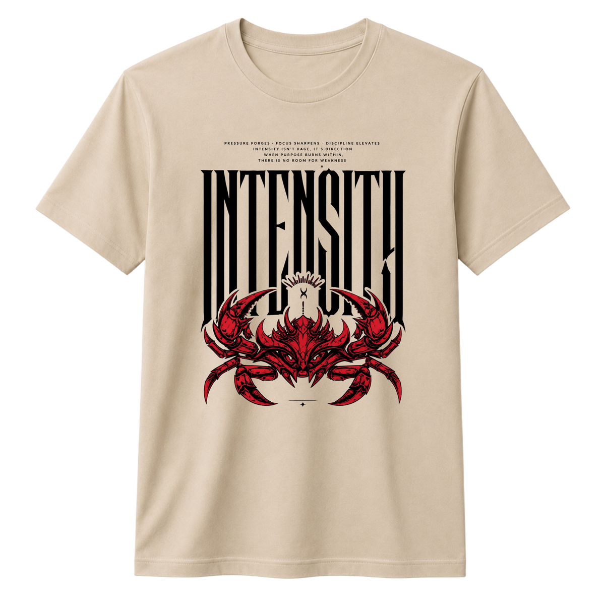 Intensity Crab 100% Cotton T-shirt X NOTCH - Beige