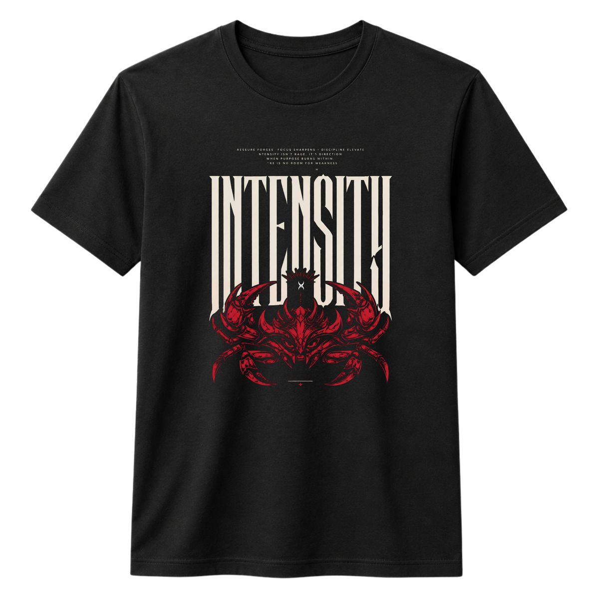 Intensity Crab 100% Cotton T-shirt X NOTCH - Black