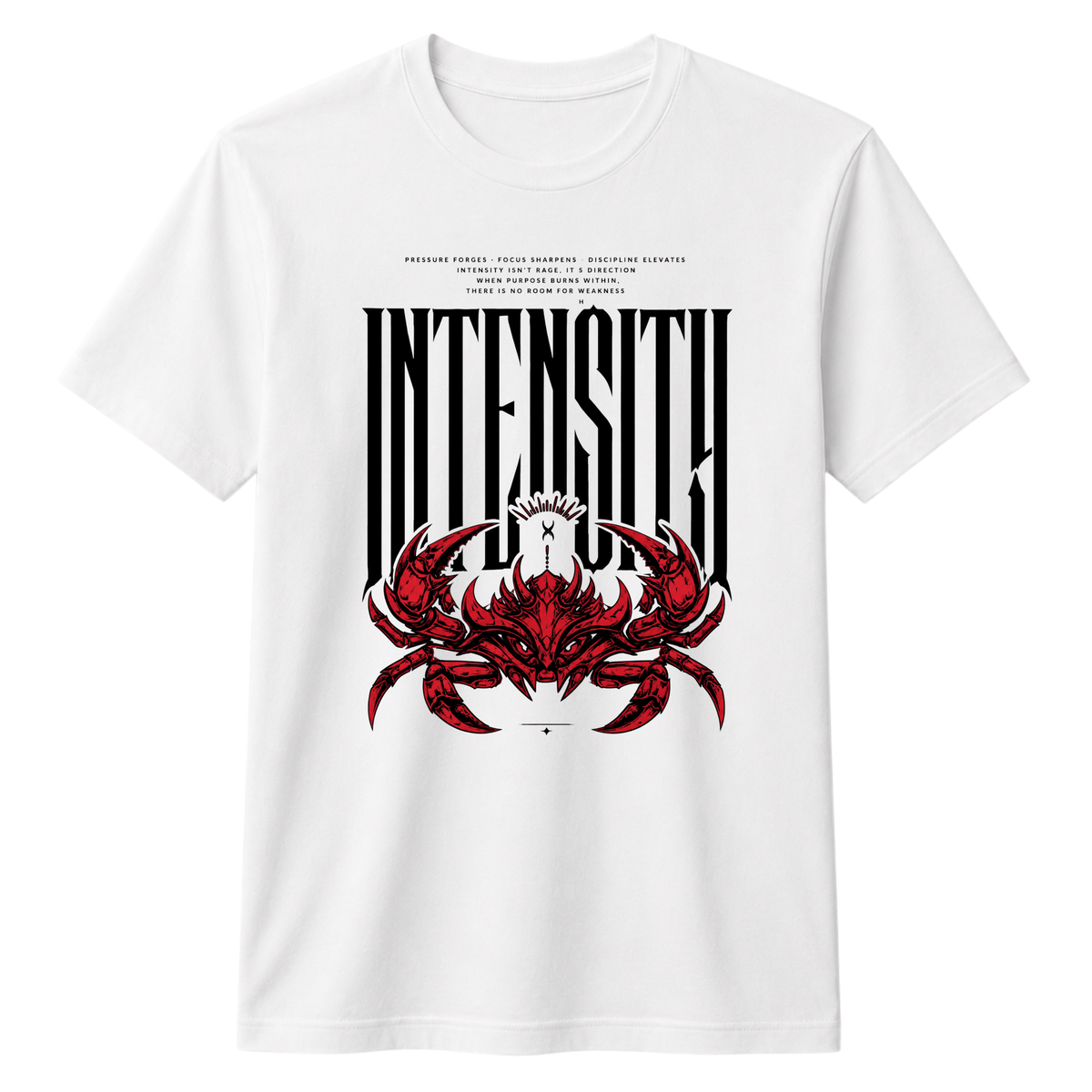 Intensity Crab 100% Cotton T-shirt X NOTCH - White