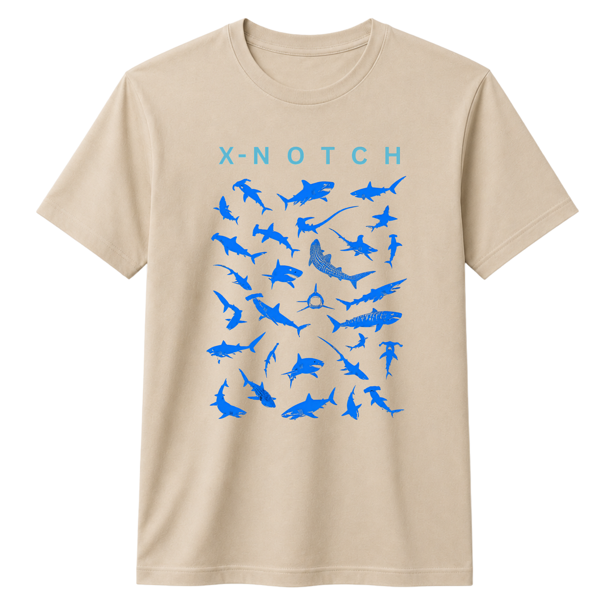 Shark Kingdom 100% Cotton T-Shirt – X NOTCH