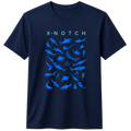 Shark Kingdom 100% Cotton T-Shirt – X NOTCH - Navy Blue