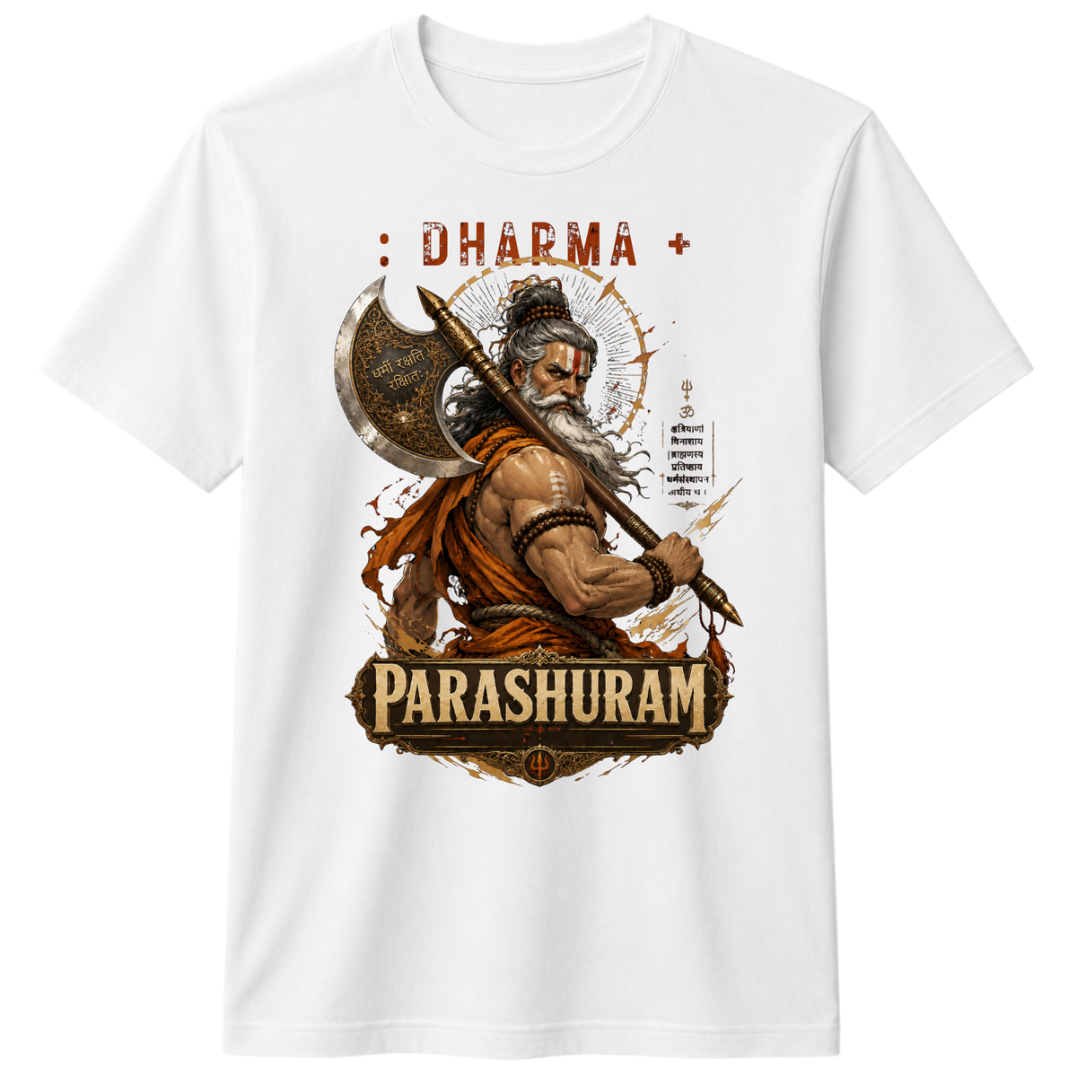 Parshuram Astra Graphic 100% Cotton T-Shirt – X NOTCH - White