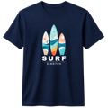 Surf 100% Cotton T-Shirt – X NOTCH - Navy Blue