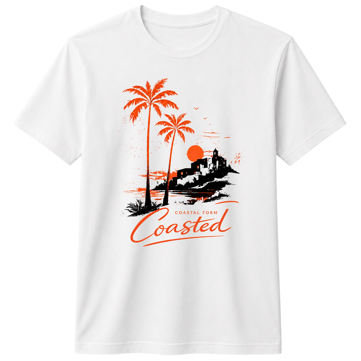 Coasted 100% Cotton T-Shirt – X NOTCH - White