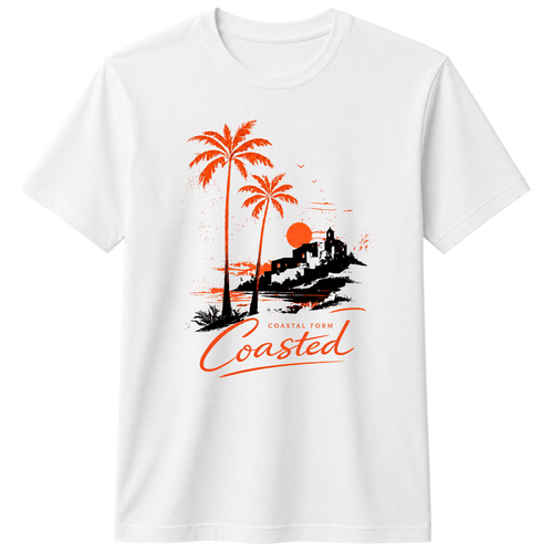 Coasted 100% Cotton T-Shirt – X NOTCH - White