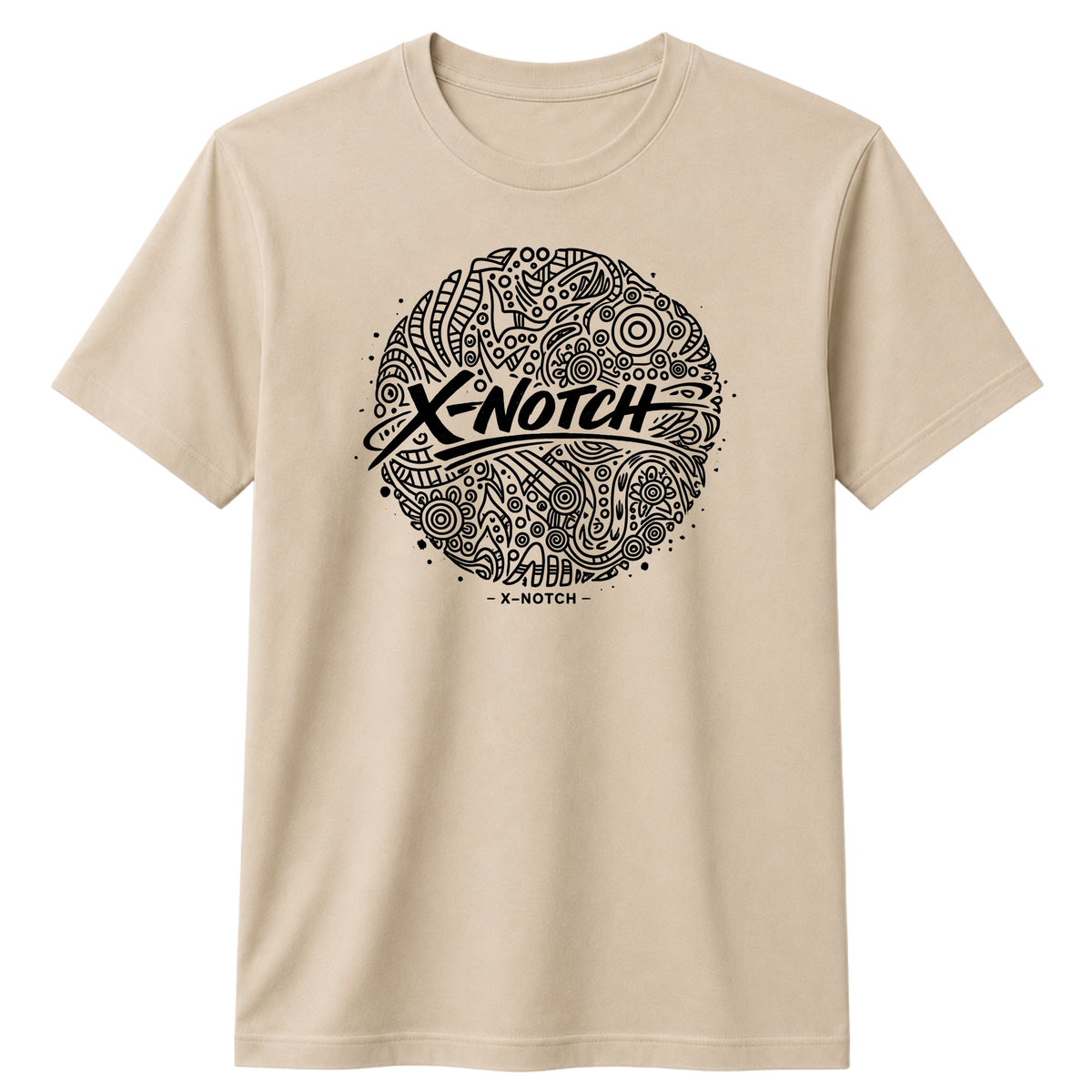 X NOTCH Pattern Fusion 100% Cotton T-Shirt – X NOTCH