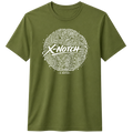 X NOTCH Pattern Fusion 100% Cotton T-Shirt – X NOTCH - Olive green