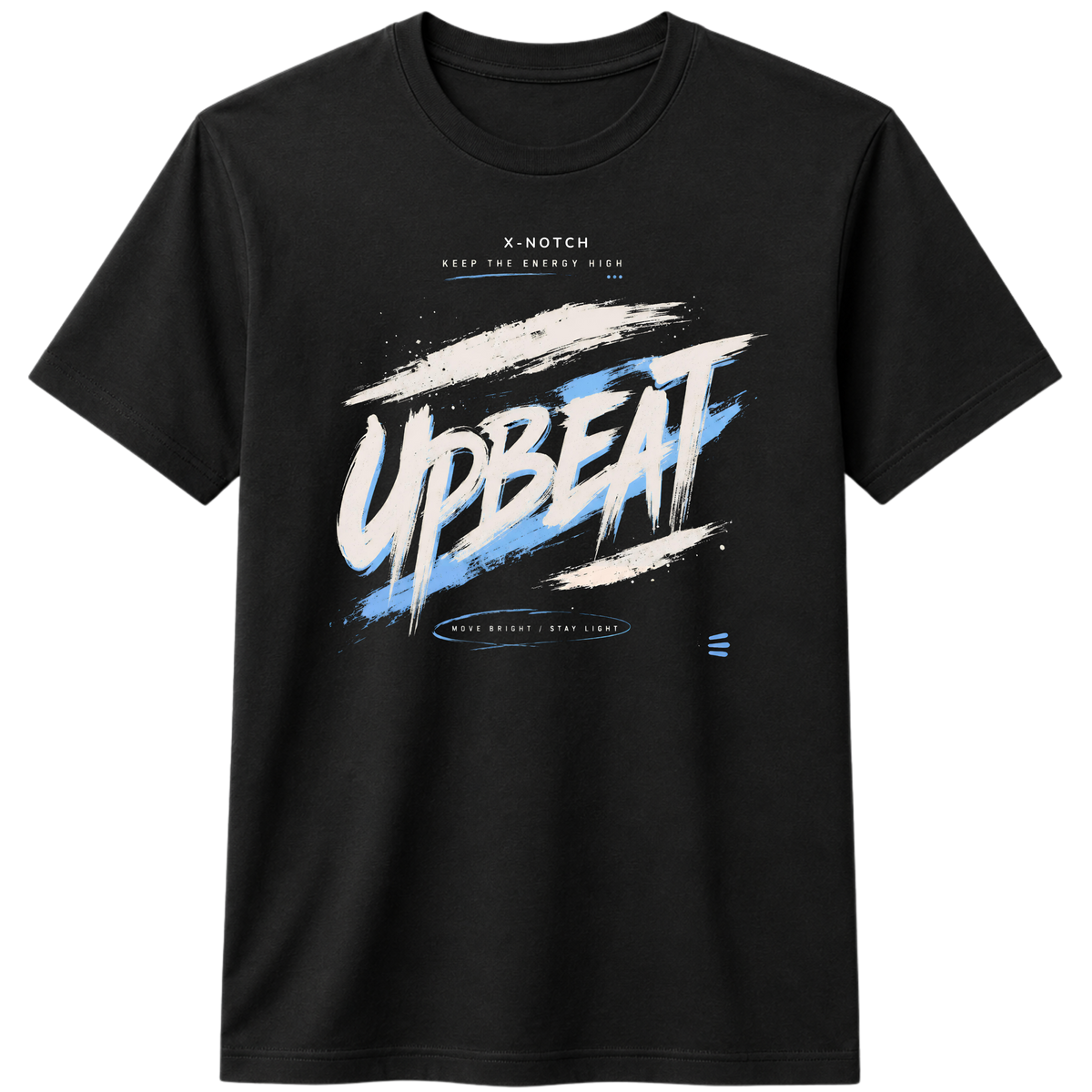 Upbeat 100% Cotton T-Shirt – X NOTCH