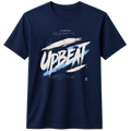 Upbeat 100% Cotton T-Shirt – X NOTCH - Navy Blue