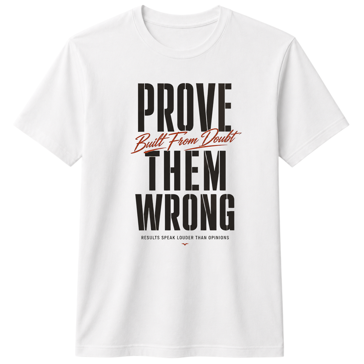 Prove Them Wrong 100% Cotton T-Shirt – X NOTCH - White