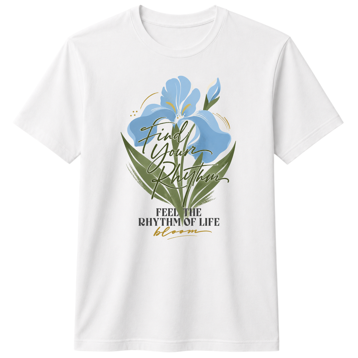 Find Your Rhythm 100% Cotton T-Shirt – X NOTCH - White