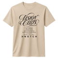 Vision Club 100% Cotton T-shirt | X NOTCH - Beige