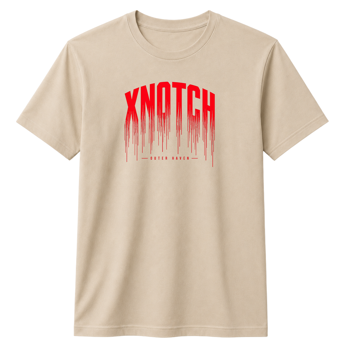 Outer Haven 100% Cotton T-shirt | X NOTCH - Beige