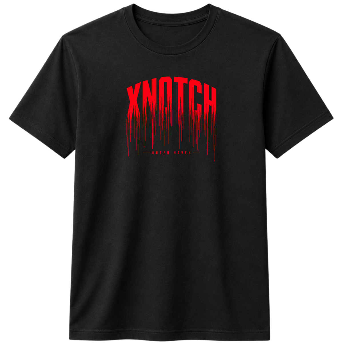 Outer Haven 100% Cotton T-shirt | X NOTCH - Black