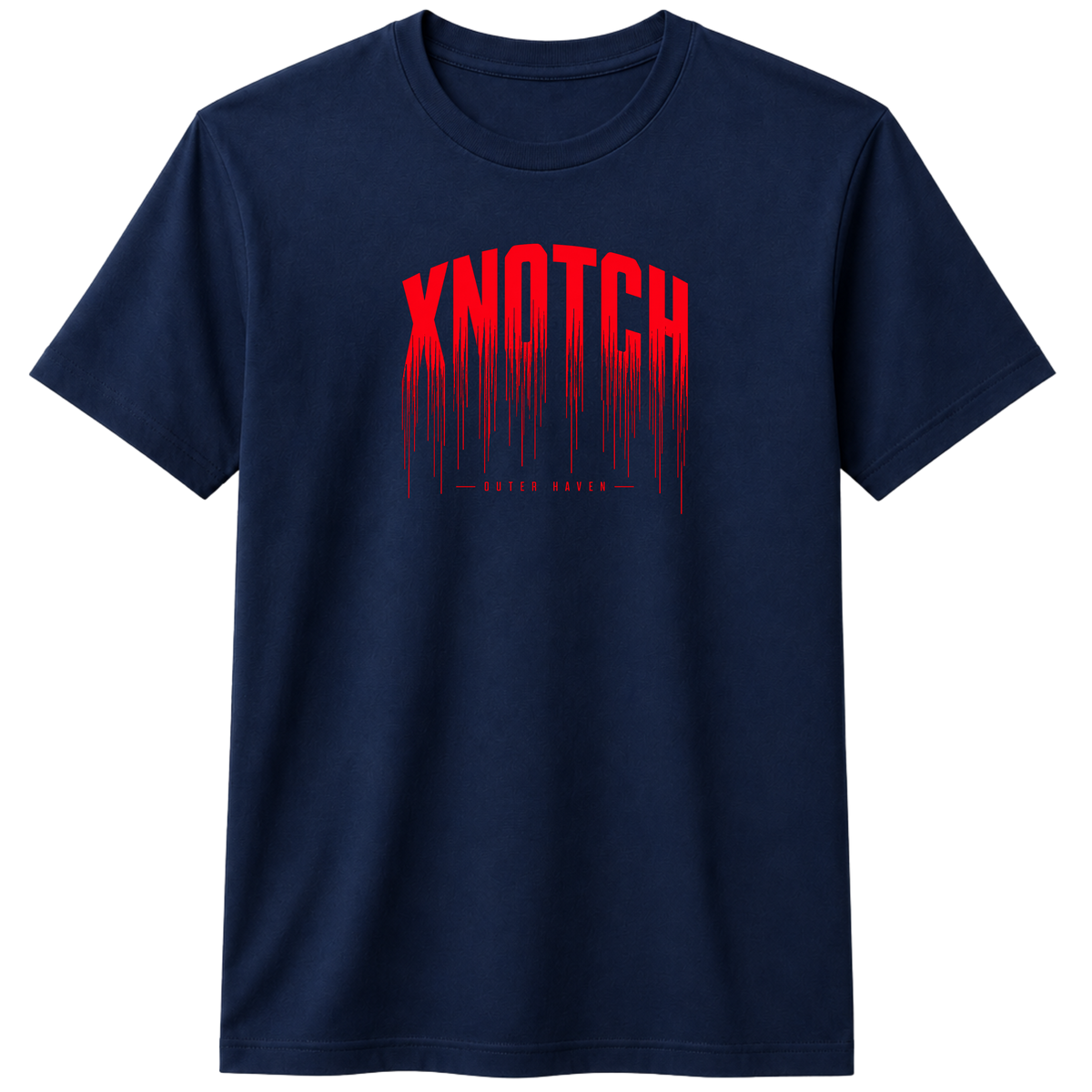 Outer Haven 100% Cotton T-shirt | X NOTCH - Navy Blue