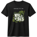 Wild Vibes 100% Cotton T-shirt | X NOTCH - Black
