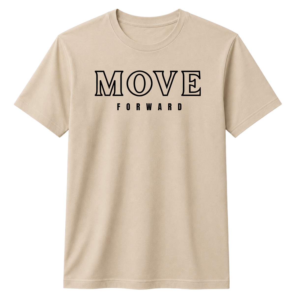 Move Forward 100% Cotton T-shirt | X NOTCH - Beige