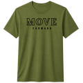 Move Forward 100% Cotton T-shirt | X NOTCH - Olive green